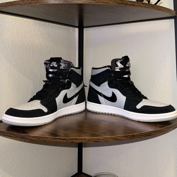Air Jordan 1 Zoom CMFT Black Light Smoke Grey - Picture 3 of 8